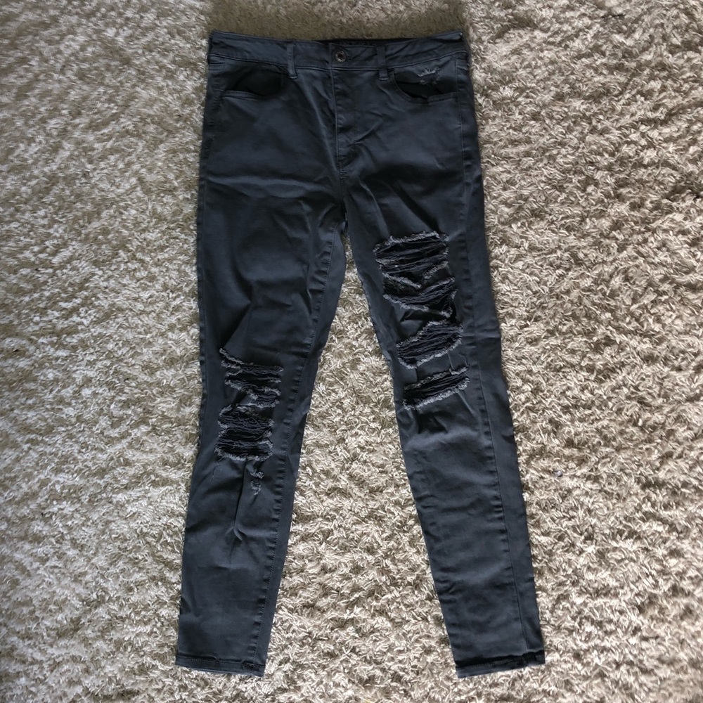 American Eagle Hi Rise Jegging - Steal Blue